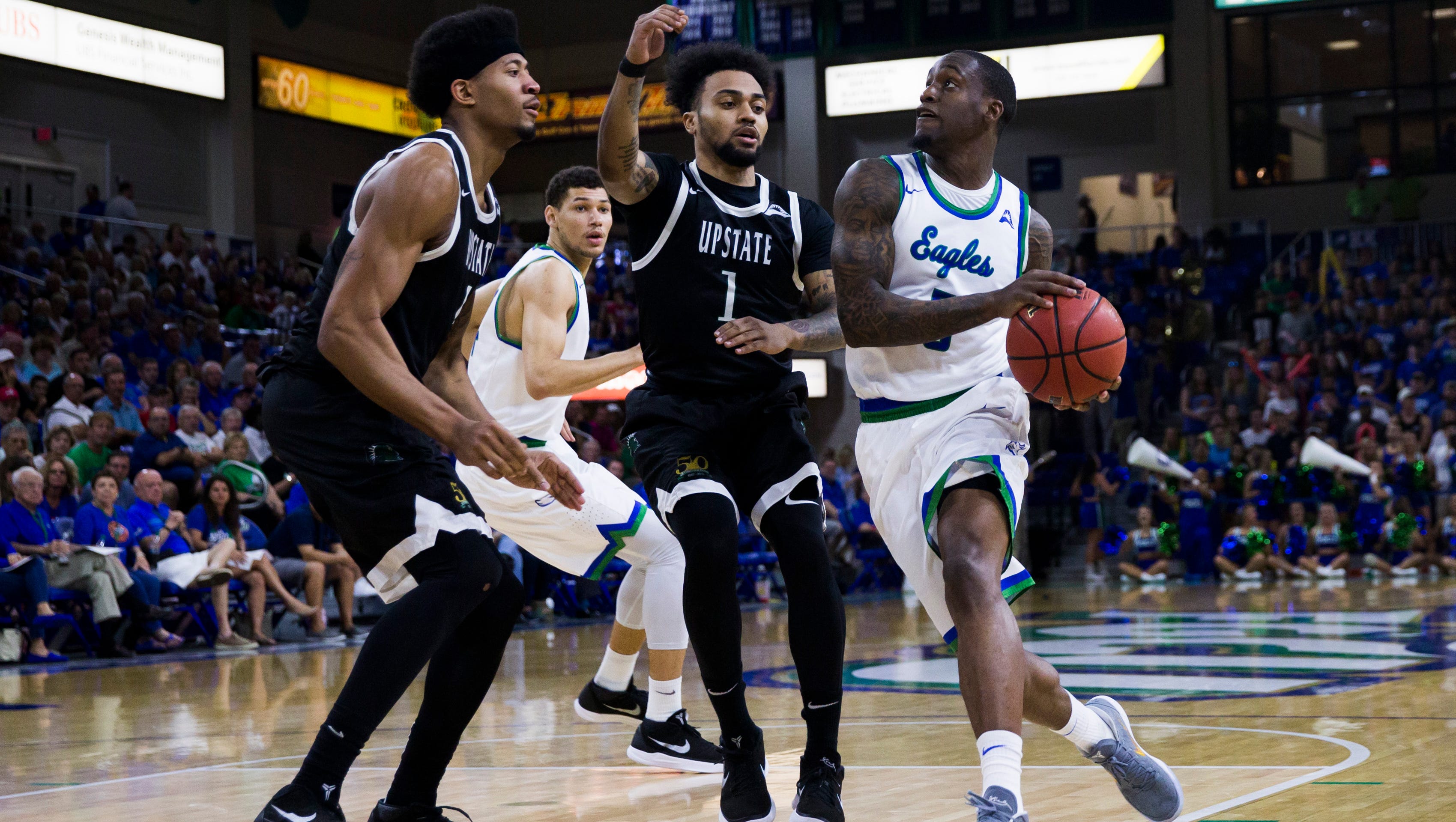 College Basketball Fgcu Men Overcome Usc Upstate In Asun Quarterfinal