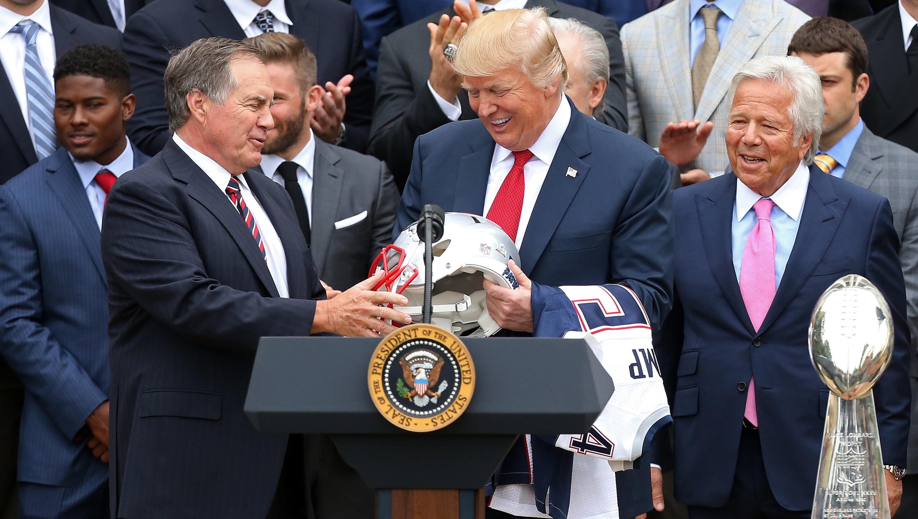 Donald Trump and football
