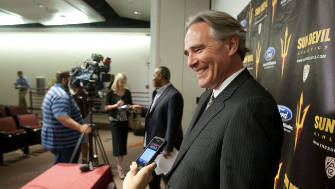 Steve Patterson was the chief operating officer of Sun Devil Athletics. In June 2017, he replaced Anthony LeBlanc as CEO of the Arizona Coyotes.