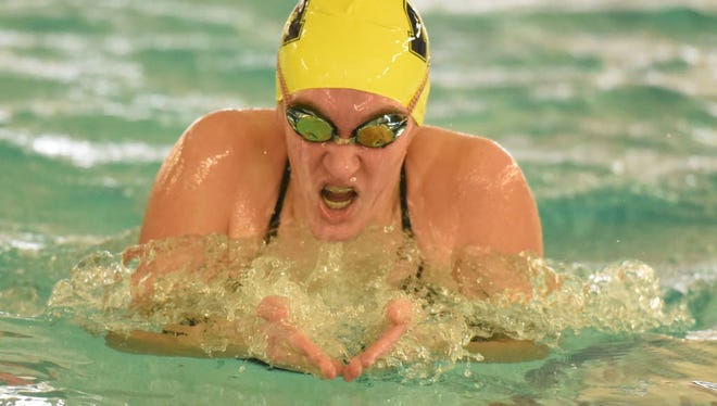 Katie Steenvorden and the Indian Hills girls swimming team entered the rankings for the first time this season.
