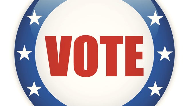 United States Election Vote Button