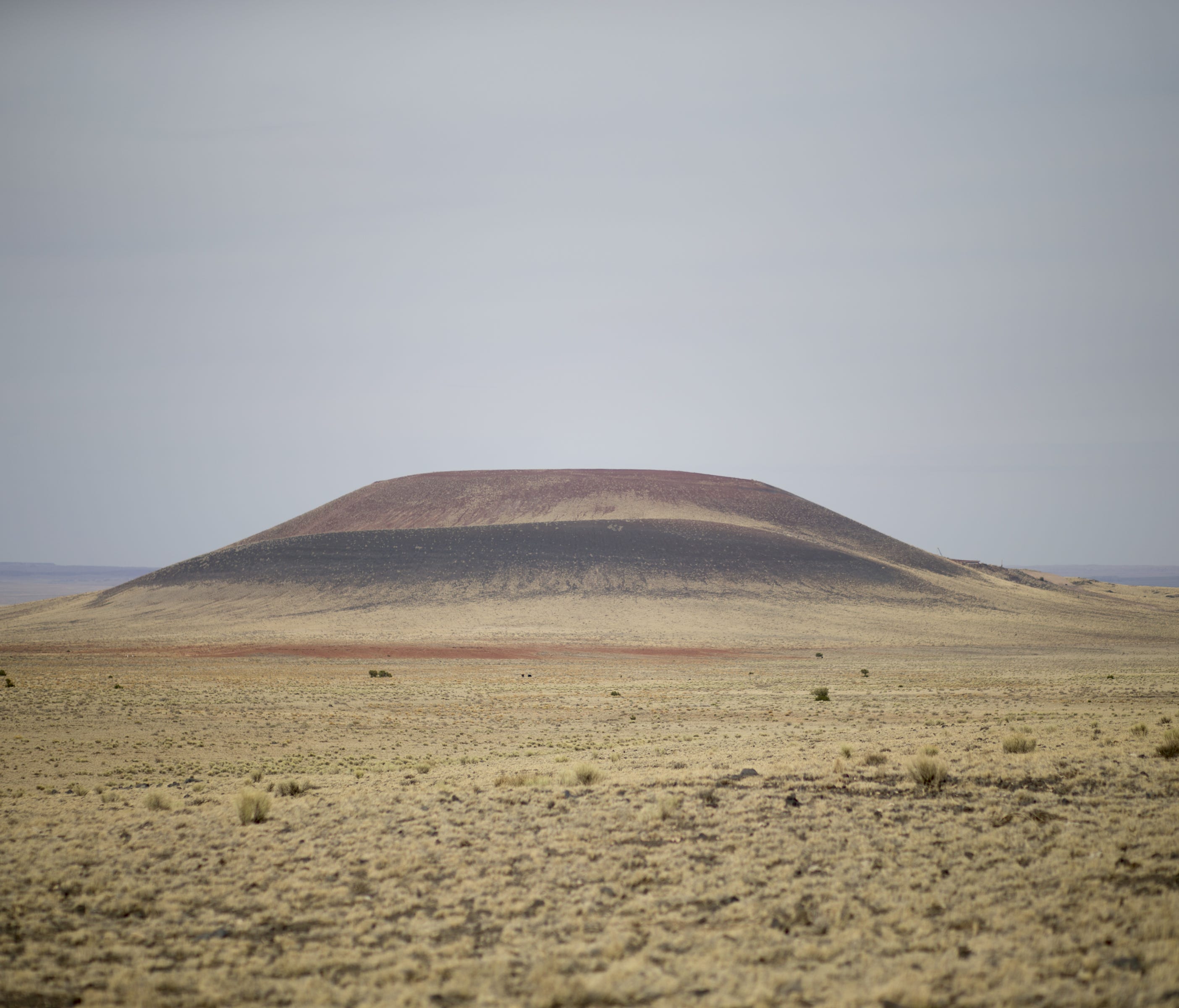 Roden Crater, April 10, 2018, is located northeast of Flagstaff, Arizona.