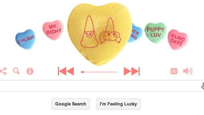 Google Doodle Is Sweet On Valentine S Day Google Doodle Is Sweet On Valentine S Day