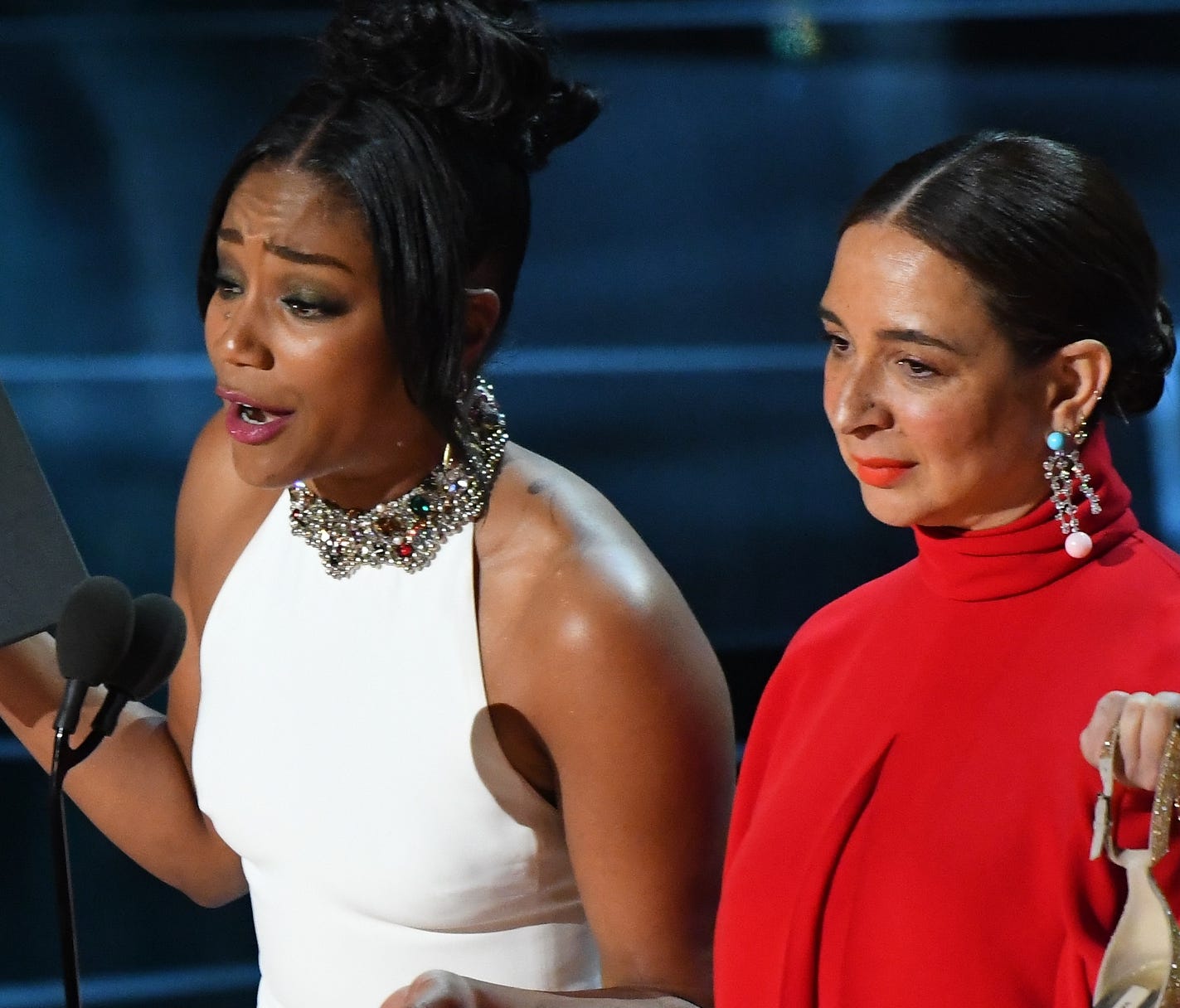 Tiffany Haddish and Maya Rudolph stole the show presenting the Oscar for best documentary short subject.