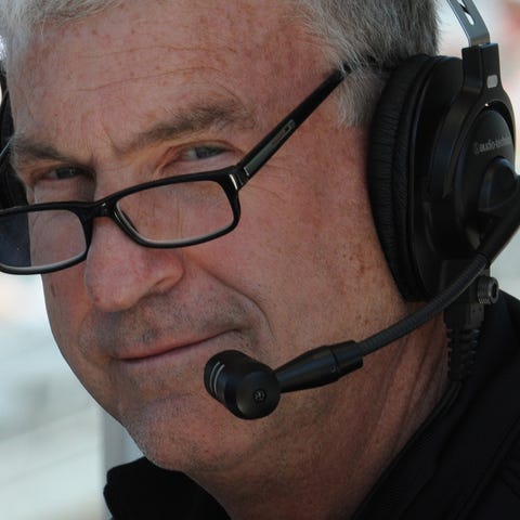 Bob Jenkins of The IMS  announcing crew at The Ind