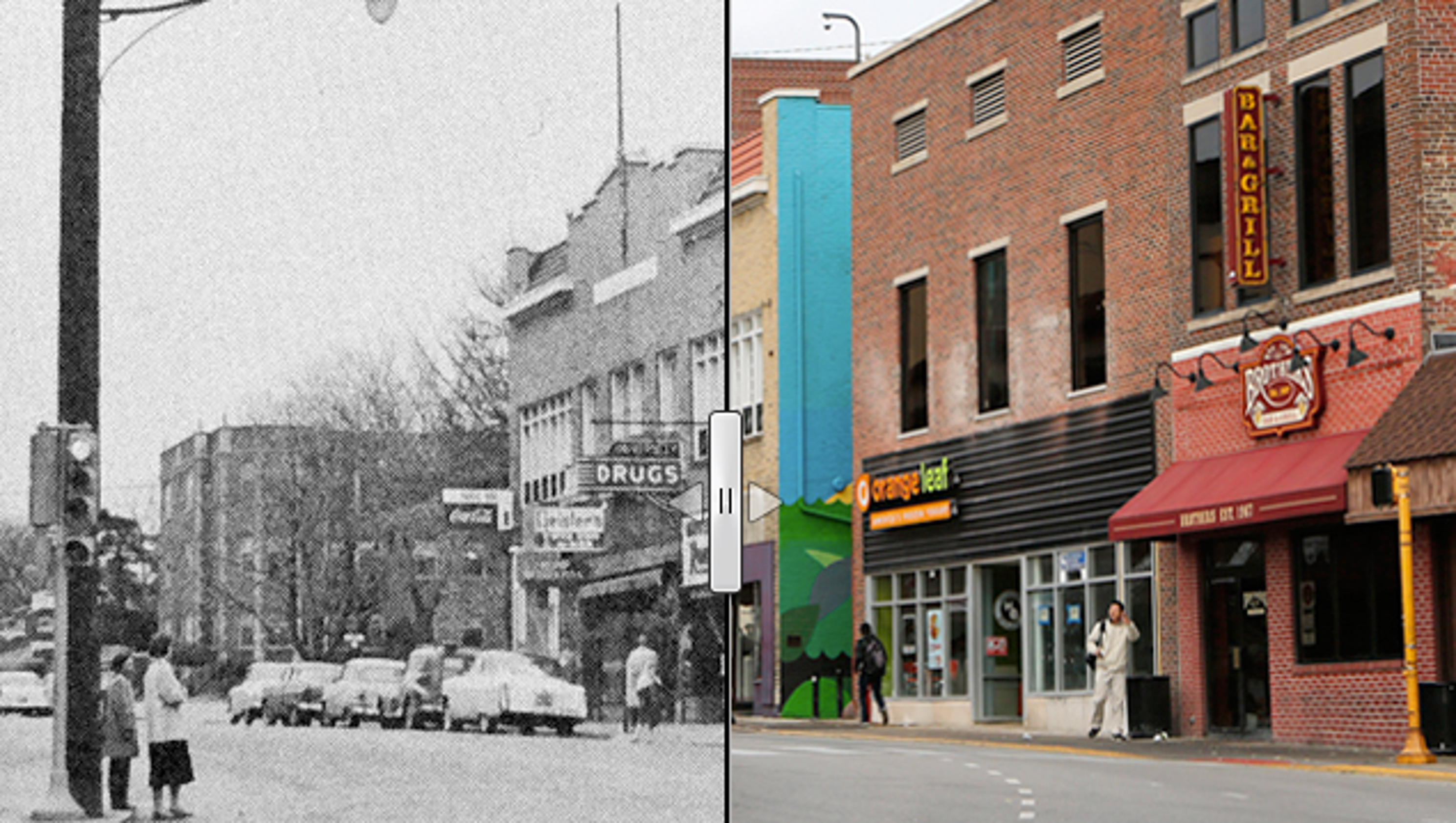 Then & Now Chauncey Village, 1956