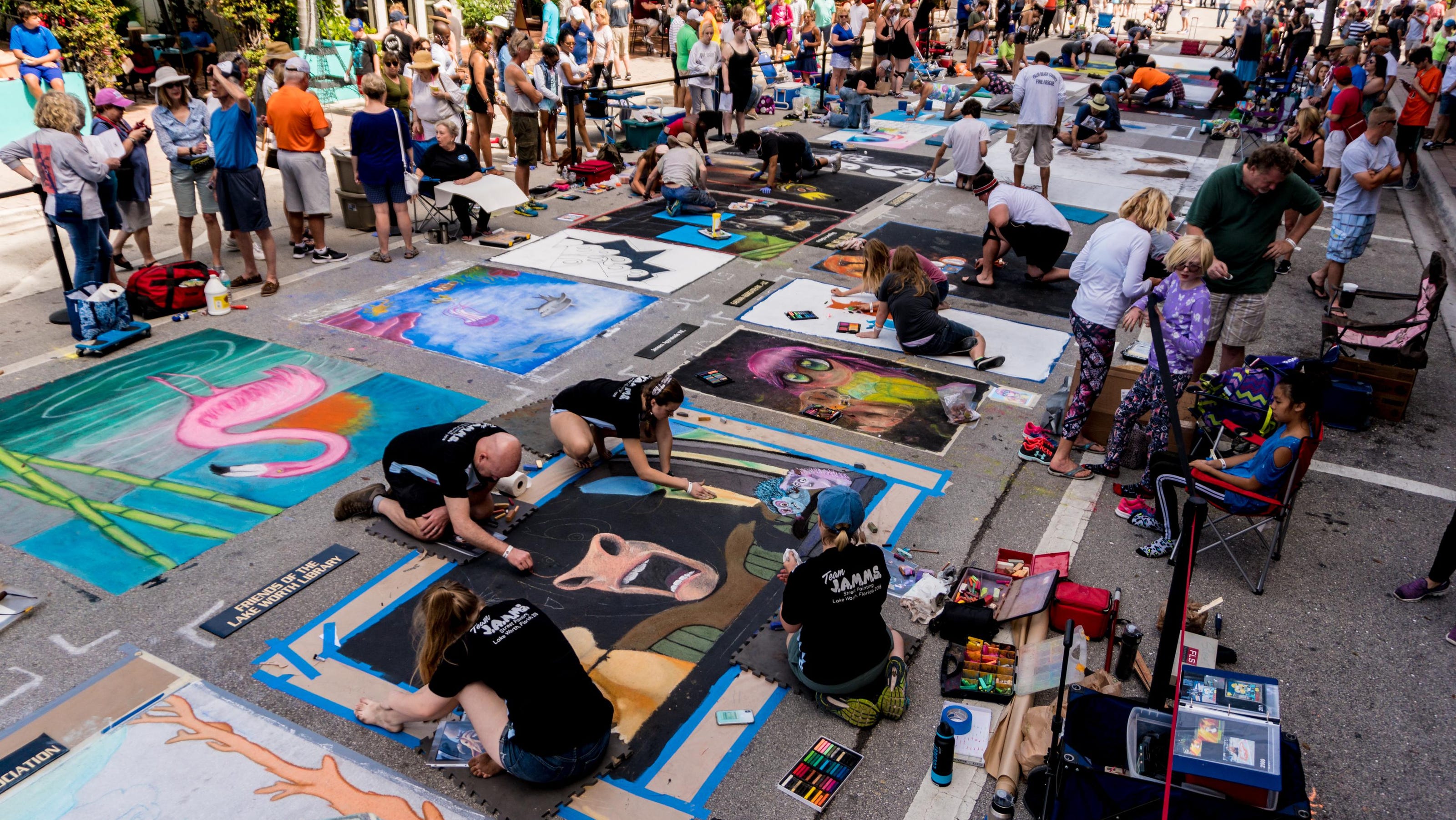 Covid 19 Worries Cancel Lake Worth Beach Street Painting Festival Lake Worth Christmas Parade 2021