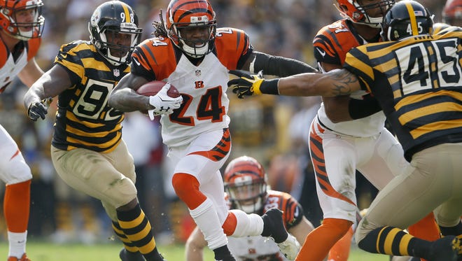 Adam Jones has been a factor on punt return over the last several games for the Bengals.