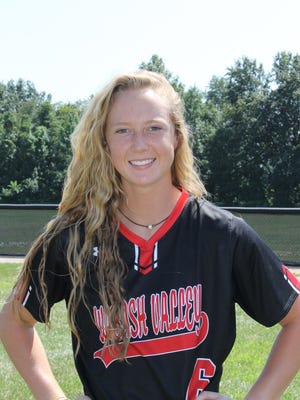 Natalie David, Wabash Valley College right fielder, from Reitz HS