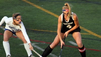 Ally Mastroianni (right) and the Bridgewater-Raritan field hockey team earned the No. 1 seed in the Somerset County Tournament.
