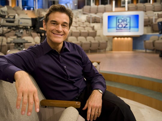Dr. Mehmet Oz on the set of the Dr. Oz Show in New