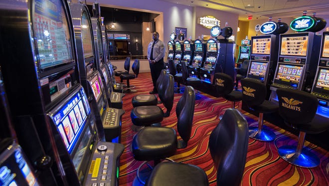 View of slot machines at Dover Downs Hotel and Casino in Dover.