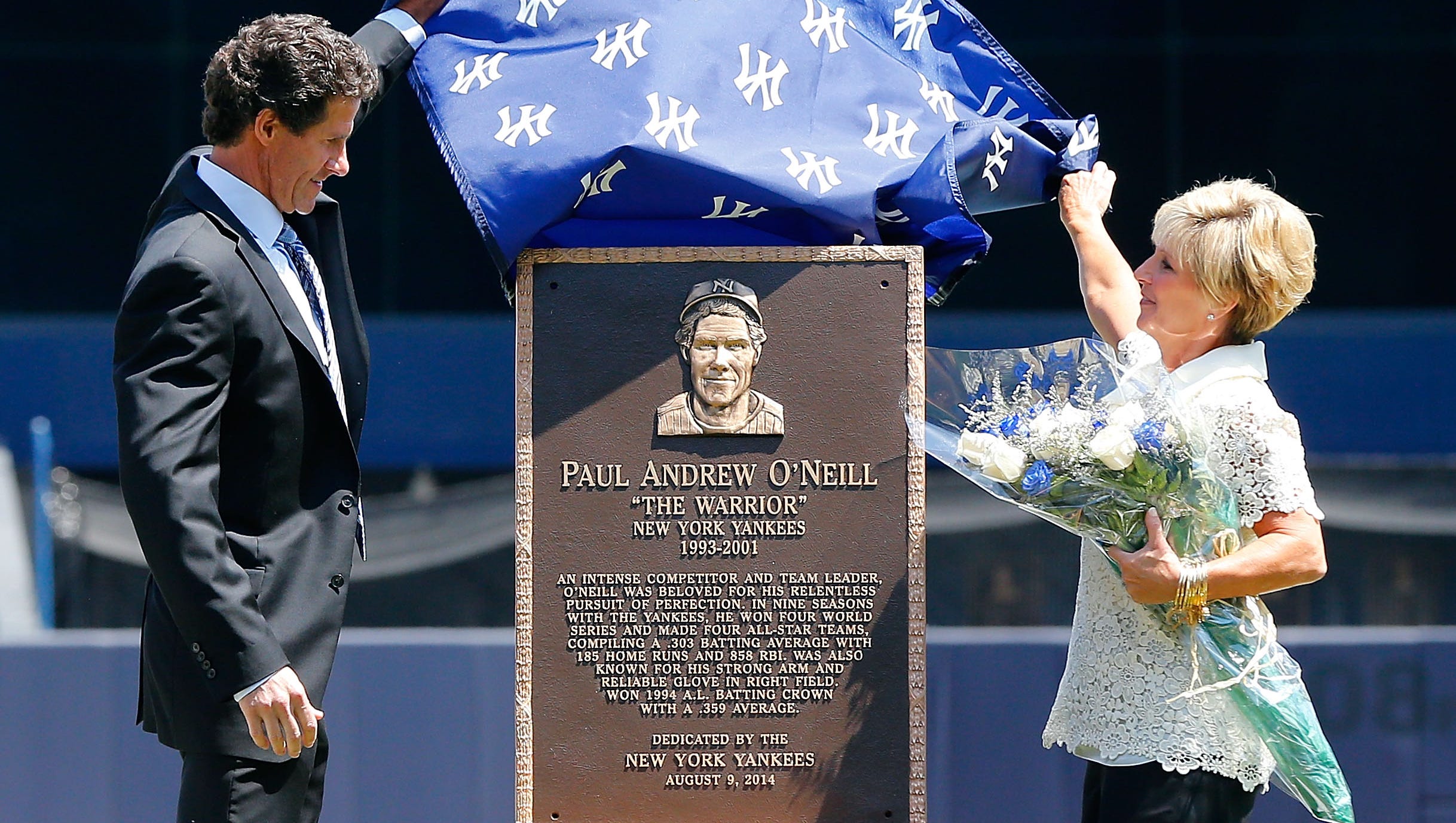 Yankees honor Paul O'Neill with Monument Park plaque