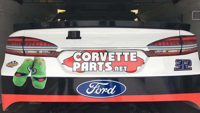 Corvetteparts.net sponsors the #32 Ford Fusion driven by Matt DiBenedetto in the Quaker State 400 as part of the Monster Energy NASCAR Cup Series.