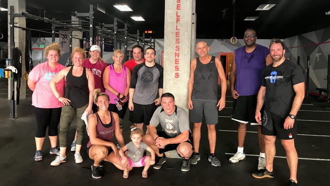 Participants of a past Murph Challenge with Muncie CrossFit