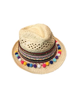 Pompom hat, $34.90, Express, Cordova Mall.