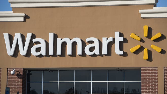 Walmart is facing criticism for a school-themed gun display.