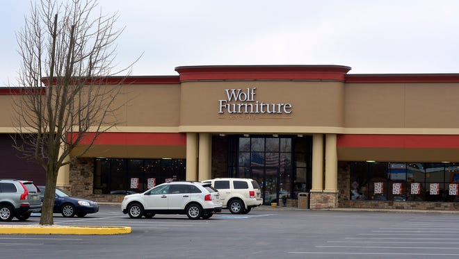 The Wolf Furniture stores in York County are located in Springettsbury Township and Hanover.