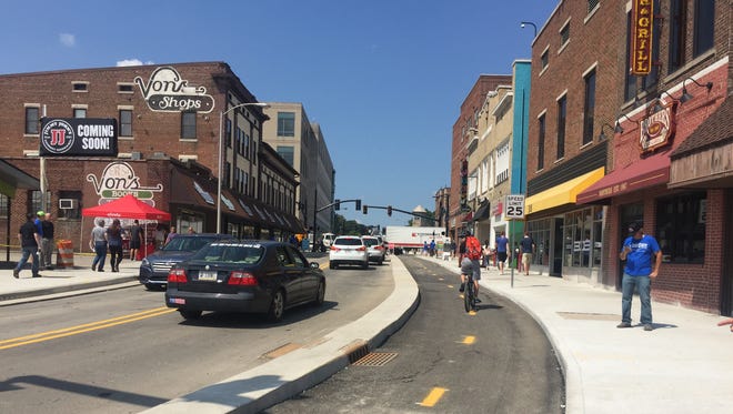 The final portion of State Street stretching from North University Street to Airport/McCormick Road opened Thursday.
