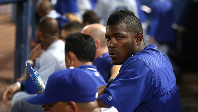 The Dodgers are willing to deal Yasiel Puig.