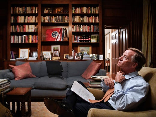 Upstairs in the private area of the Governor's residence,
