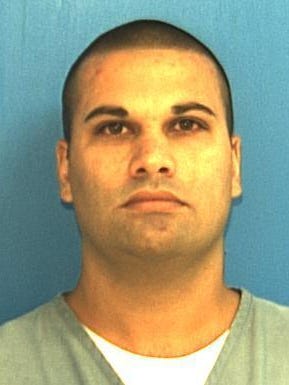 This undated booking photo released by the Florida Department of Corrections shows Joseph Michael Schreiber, 32, who was arrested Wednesday, Sept. 14, 2016, in Fort Pierce, Fla., and is facing a charge of arson with a hate crime enhancement in connection with a fire that heavily damaged the Florida mosque Orlando nightclub gunman Omar Mateen occasionally attended, authorities announced.