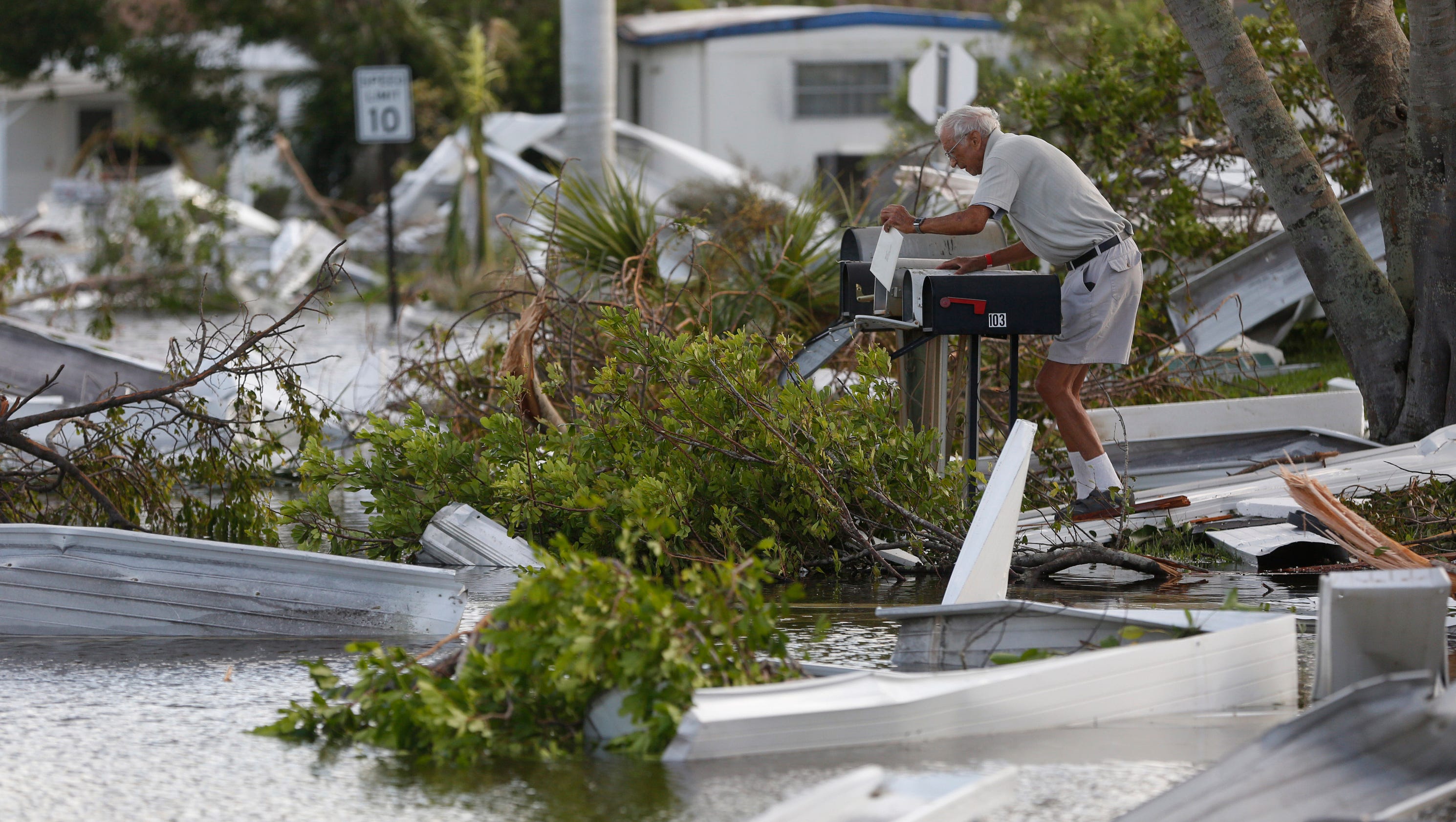 Irma aftermath Power ing back on many residents returning Irma aftermath Power ing back on many residents returning