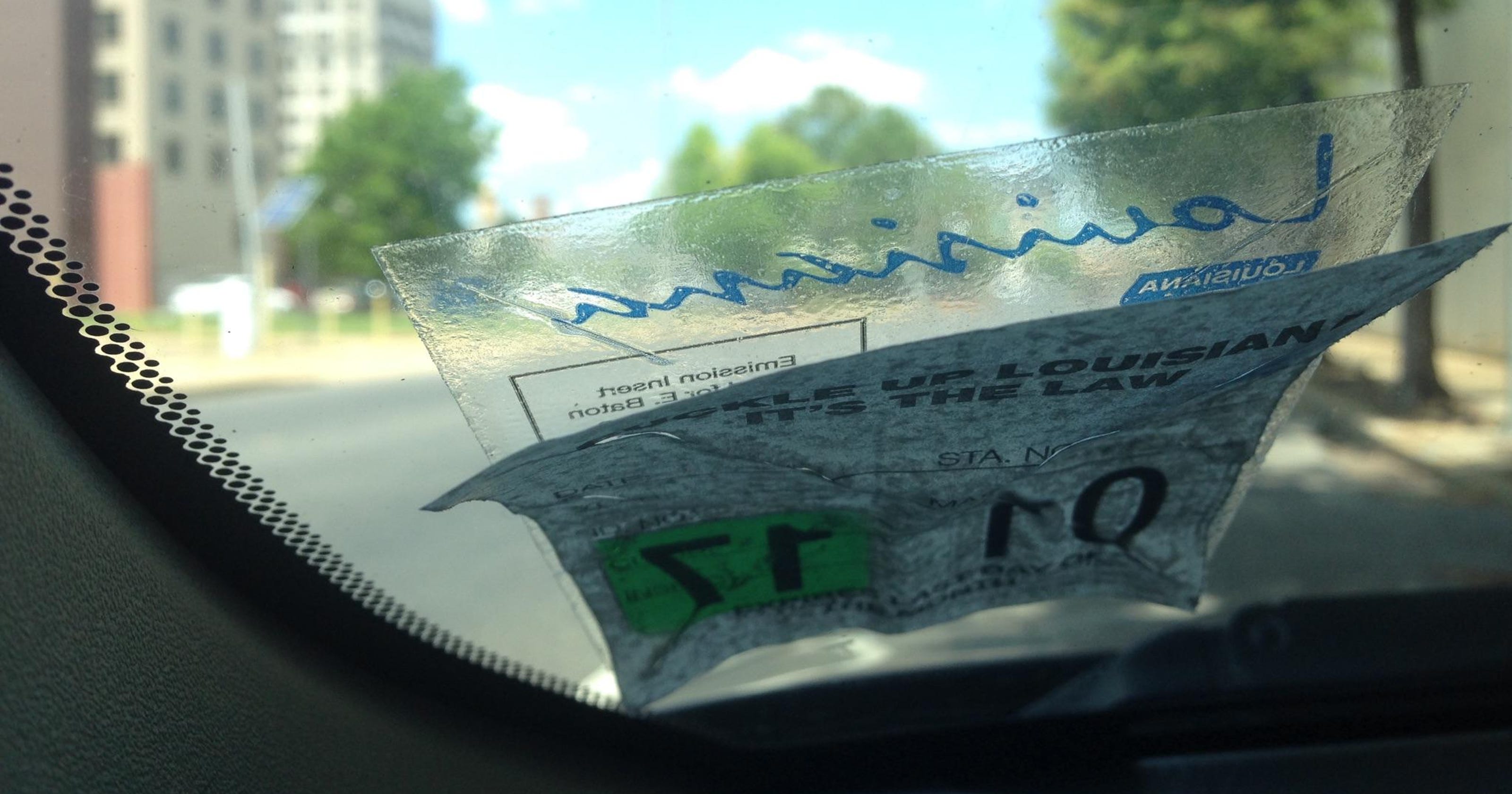 Louisiana will keep vehicle inspection stickers for now