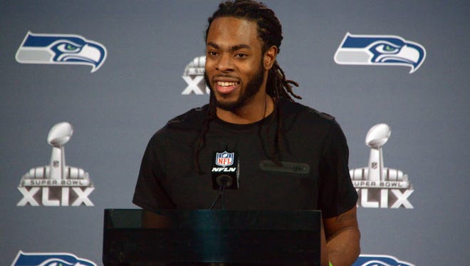 Seattle  Seahawks cornerback Richard Sherman and his girlfriend, Ashley Moss, are expecting a child any day now.