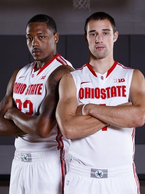 Lenzelle Smith Jr. (left) and Aaron Craft will provide Ohio State with senior leadership.