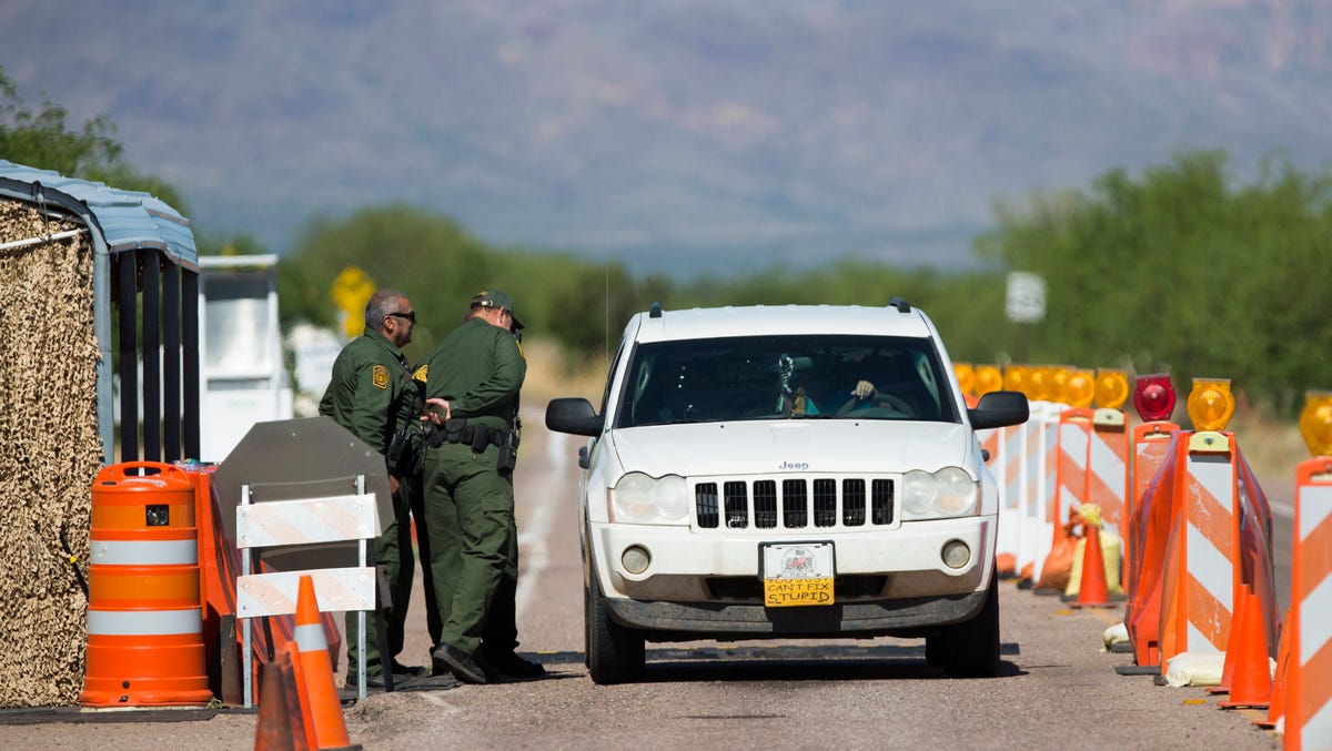 Jorge Jimenez, 54, of Rio Rico, faces a $15,000 fine and 6.5 years in prison for allowing vehicles through his checkpoint lane without inspection.