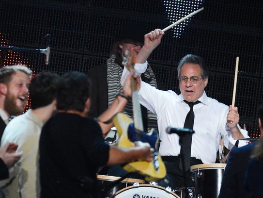 Max Weinberg performs onstage at The 2013 MusiCares