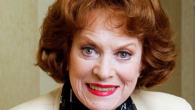 In this March 9, 2004 file photo, actress Maureen O'Hara poses for a photo in the Bel Air Estates area of Los Angeles.  O'Hara,who appeared in such classic films as "The Quiet Man” and How Green Was My Valley," has died. Her manager says O’Hara died in her sleep Saturday, Oct. 24, 2015 at her home in Boise, Idaho.
