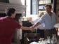 Elio (Timothée Chalamet, left) meets Oliver (Armie