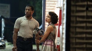 Jonathan Majors and Jurnee Smollett face racism and monsters in "Lovecraft Country."