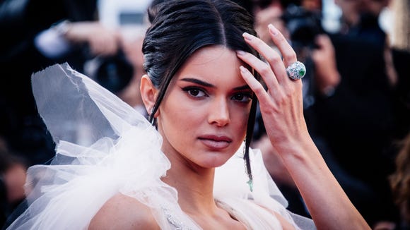 Kendall Jenner attends the screening of "Girls Of The Sun (Les Filles Du Soleil)" during the Cannes Film Festival at on May 12, 2018 in Cannes, France.