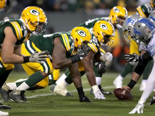 The Green Bay Packers host the Detroit Lions on Monday,