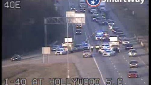 Pedestrian hit and killed on I-40