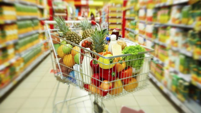 Cart with products