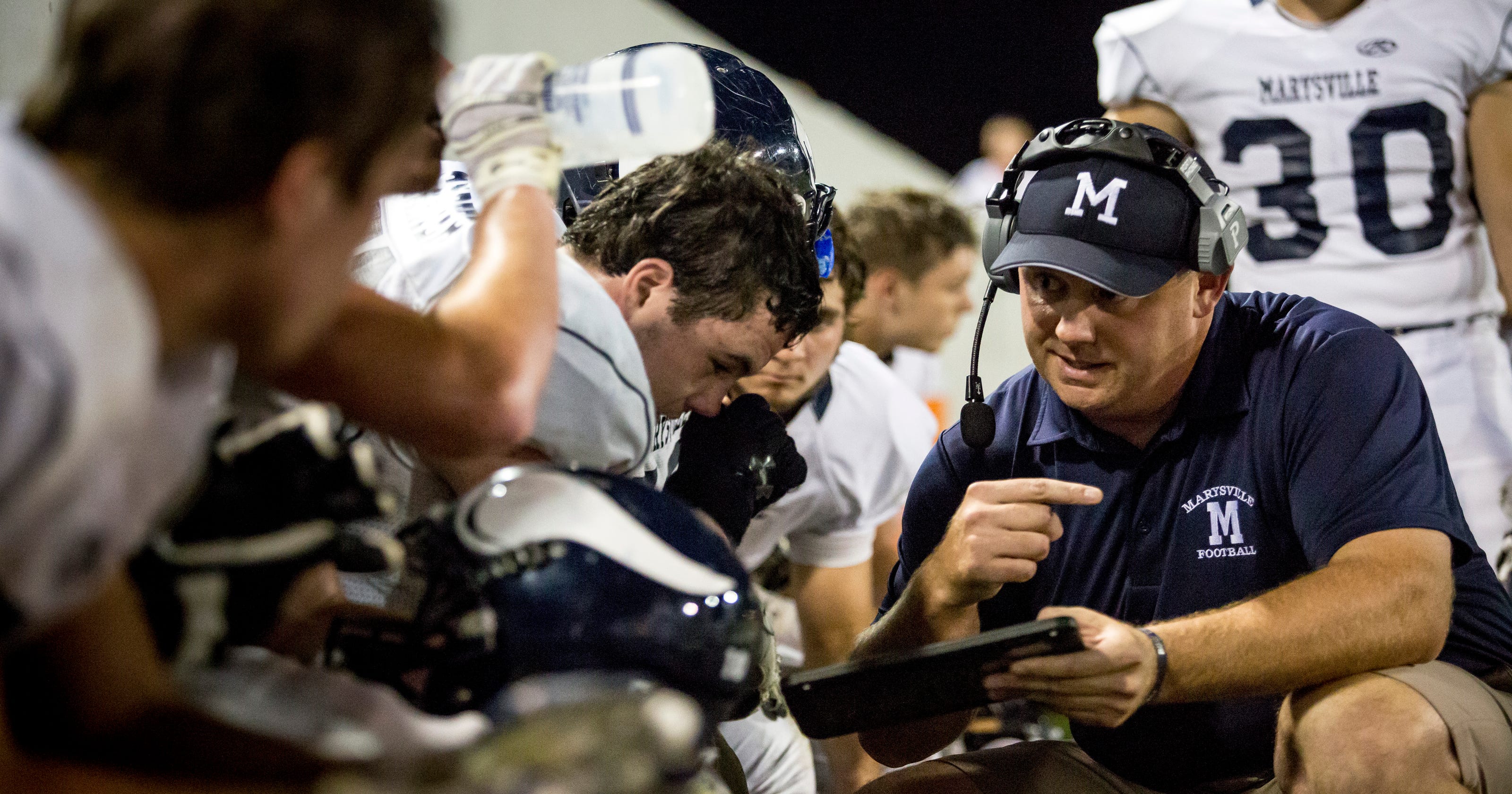 End Of An Era Marysville Football Coach Mark Caza Steps Down