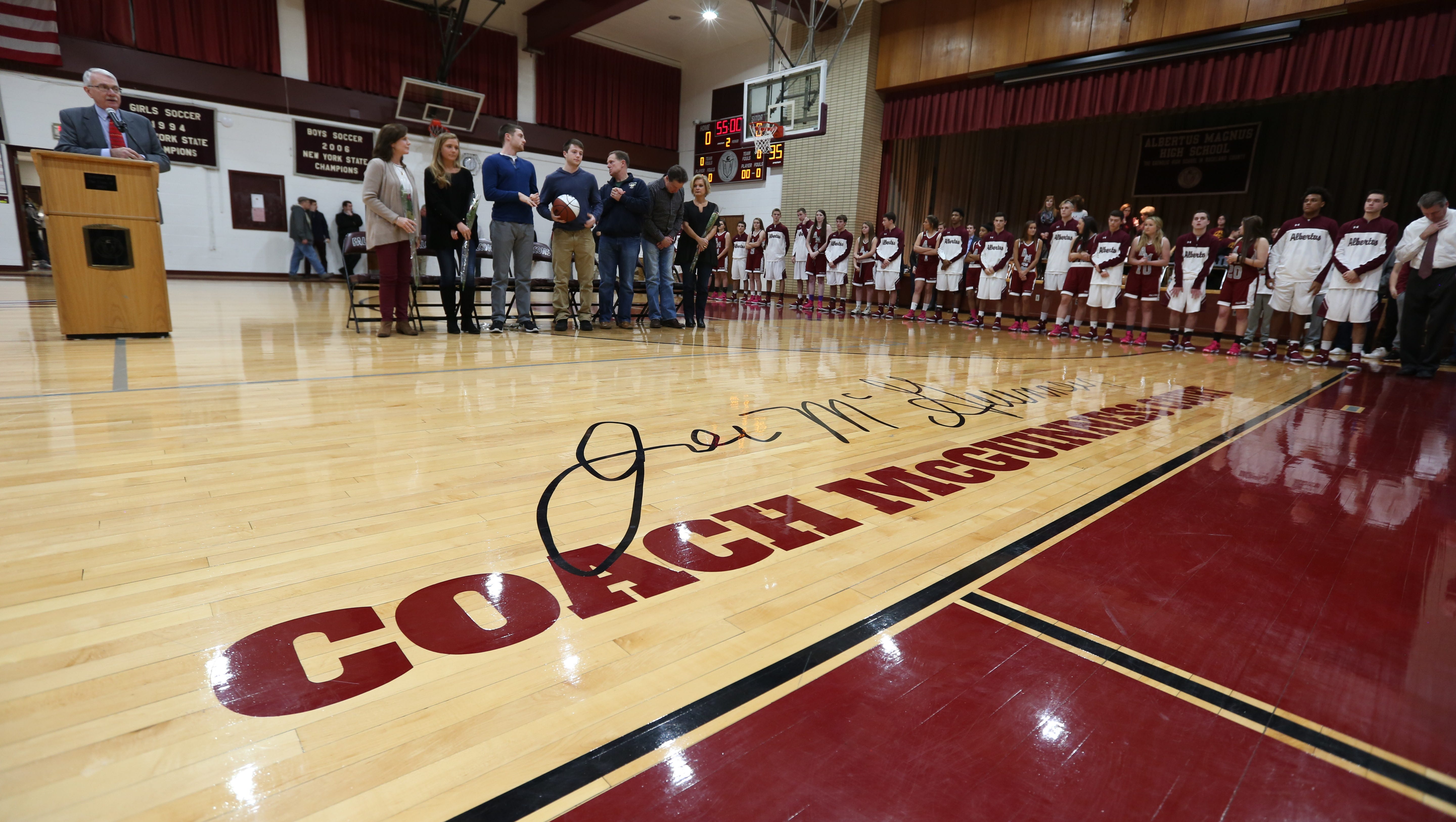 Zacchio Albertus Magnus Honors Remembers Coach