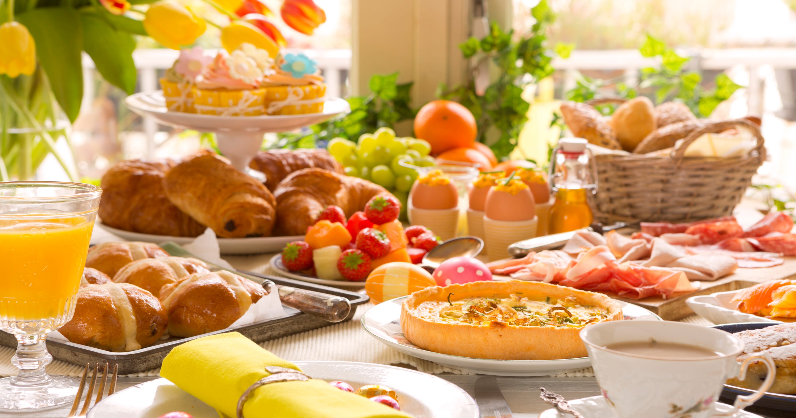 Easter brunch, buffets, special menus offered at local and regional