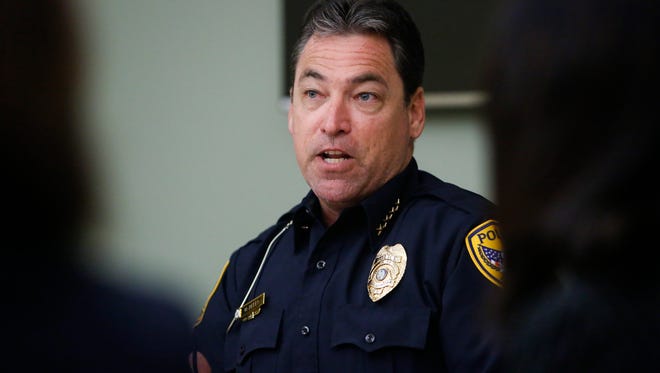 Tallahassee Police Chief Michael DeLeo said it was common for him to consult with internal investigators and make his own decision in his response to an arbitrator’s report that found he directed the findings into an officer’s use of force be changed.