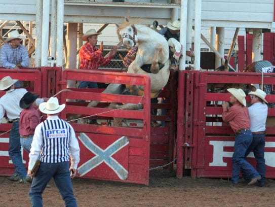 In this file photo, a Santa Rosa Roundup competitor