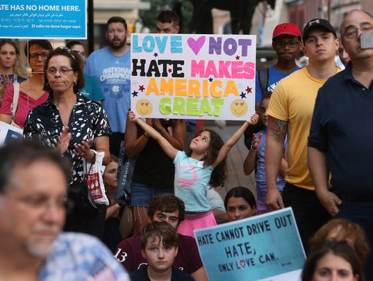 Charlottesville Vigil on the Morristown Green