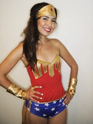 Sarena Blanco of Corona, Calif., dressed as Wonder