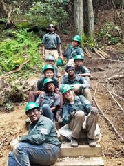 The North Carolina Youth Conservation Corps worked