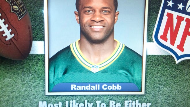 Randall Cobb made the roster of Packers players who got the superlatives treatment on "The Tonight Show Starring Jimmy Fallon" on Wednesday.