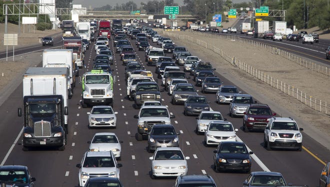 Long holiday weekends can bring heavy traffic on Arizona interstates.