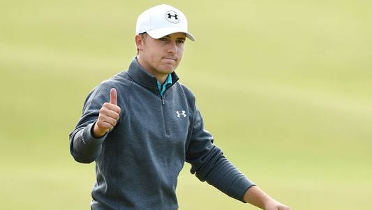 Entering the final round of the British Open one stroke back, Jordan Spieth could become only second player to win Masters, US Open and British Open in same year.